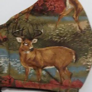 Facemask Deer Around Stream Cabin MEN's